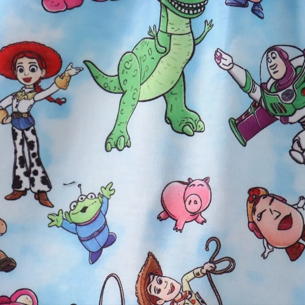 Abby & Evie Toy Story Themed Baby Dress and Bloomers Set Sz 18M - Picture 3 of 4